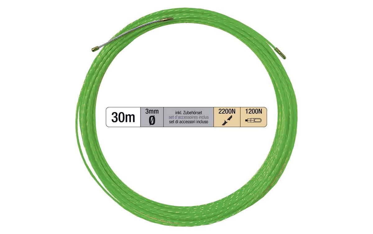 Einzugsband 3mm, 30m, PET