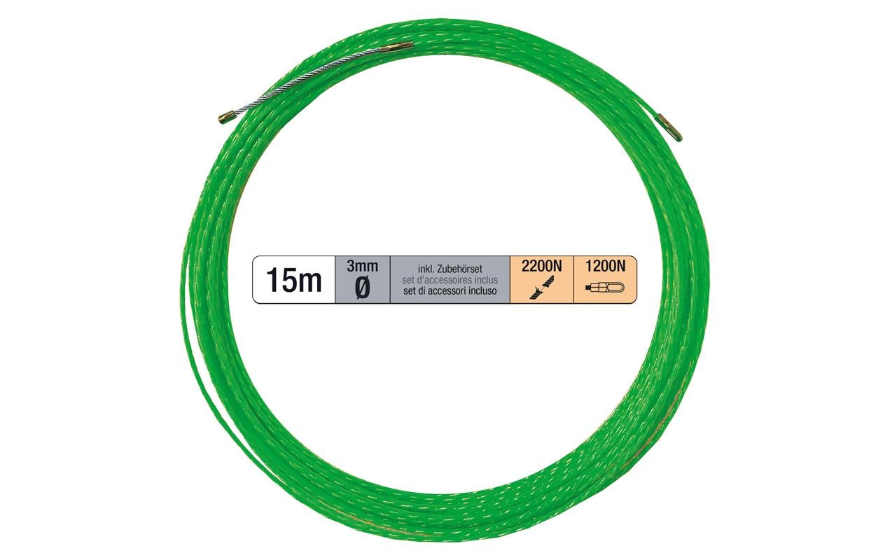 Einzugsband 3mm, 15m, PET