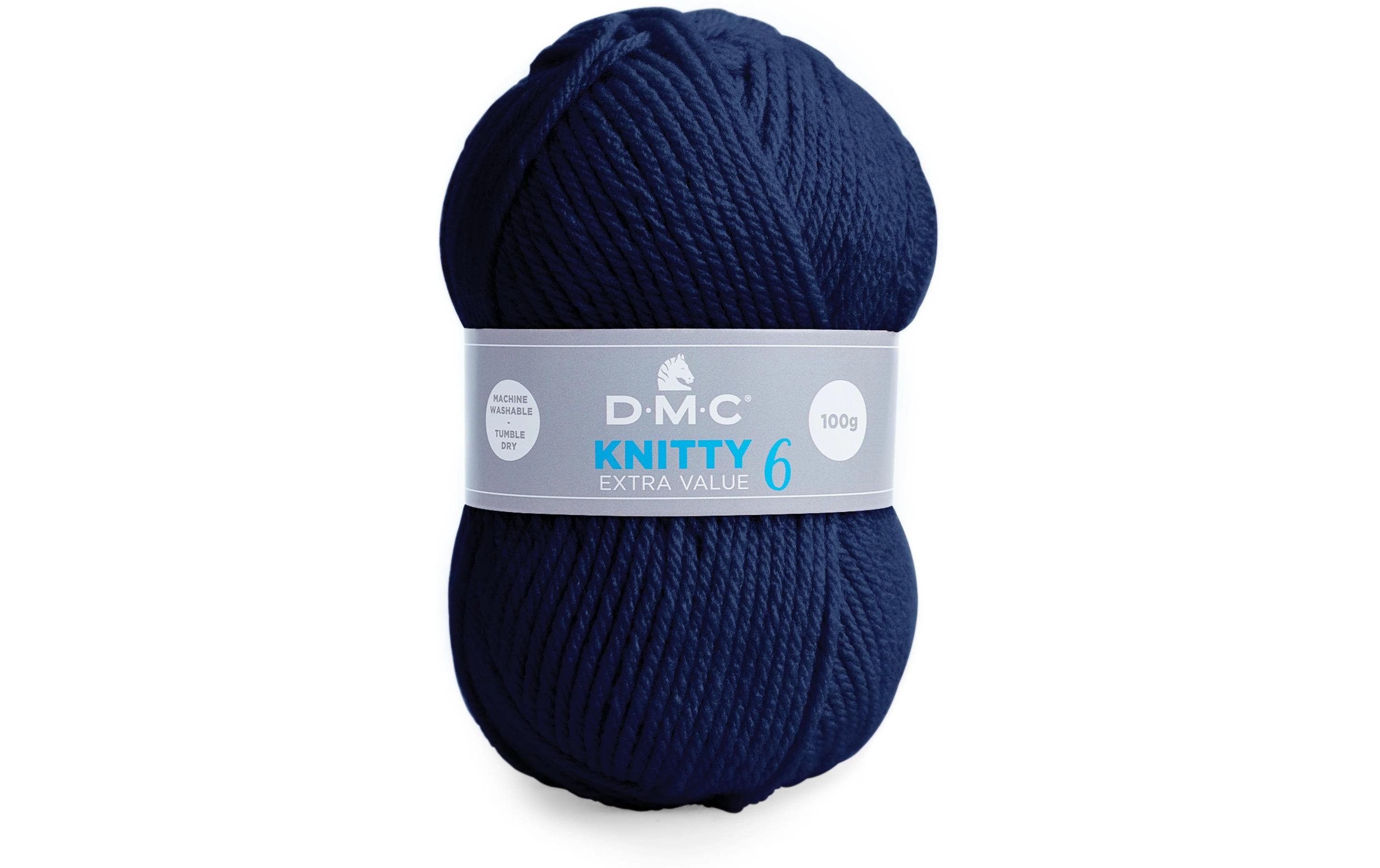 DMC Wolle Knitty 6 dunkelblau