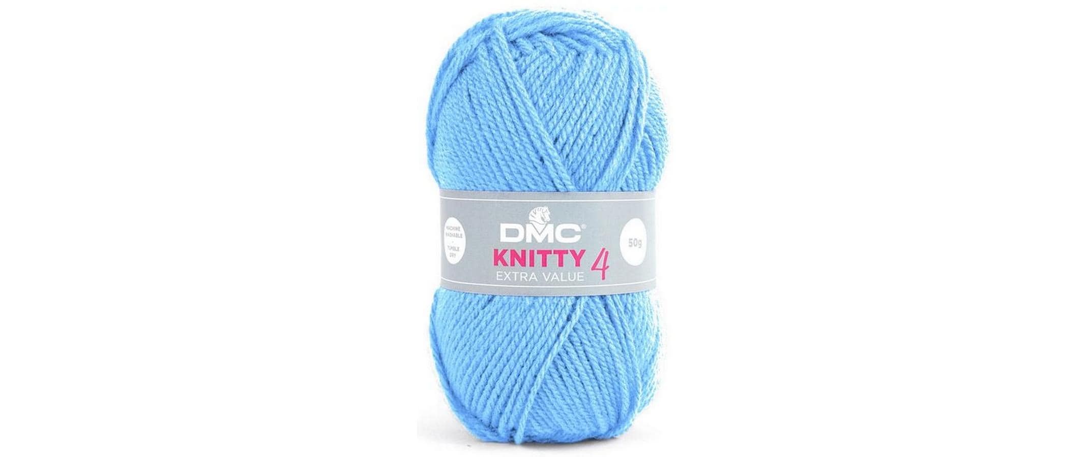 DMC Wolle Knitty 4 Mini, himmelblau