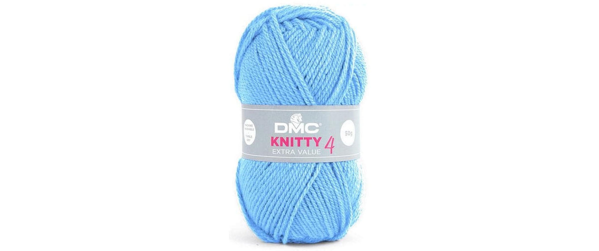 DMC Wolle Knitty 4 Mini, himmelblau