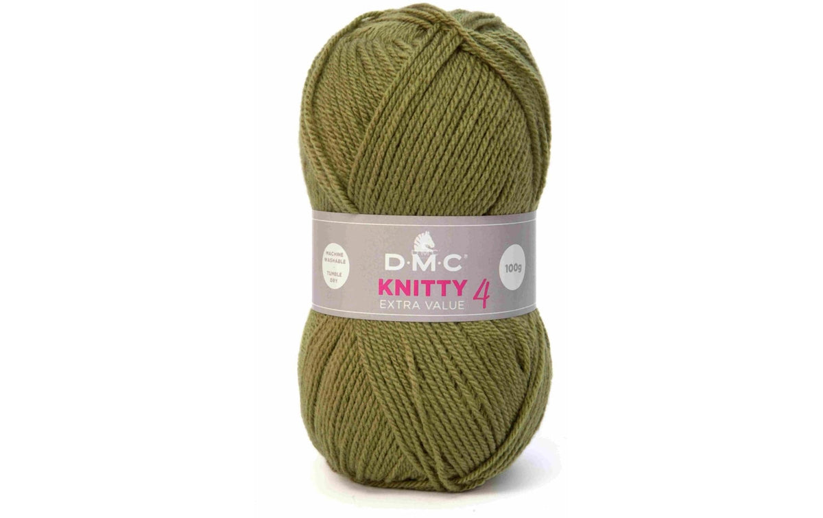 DMC Wolle Knitty 4 Mini, moosgrün