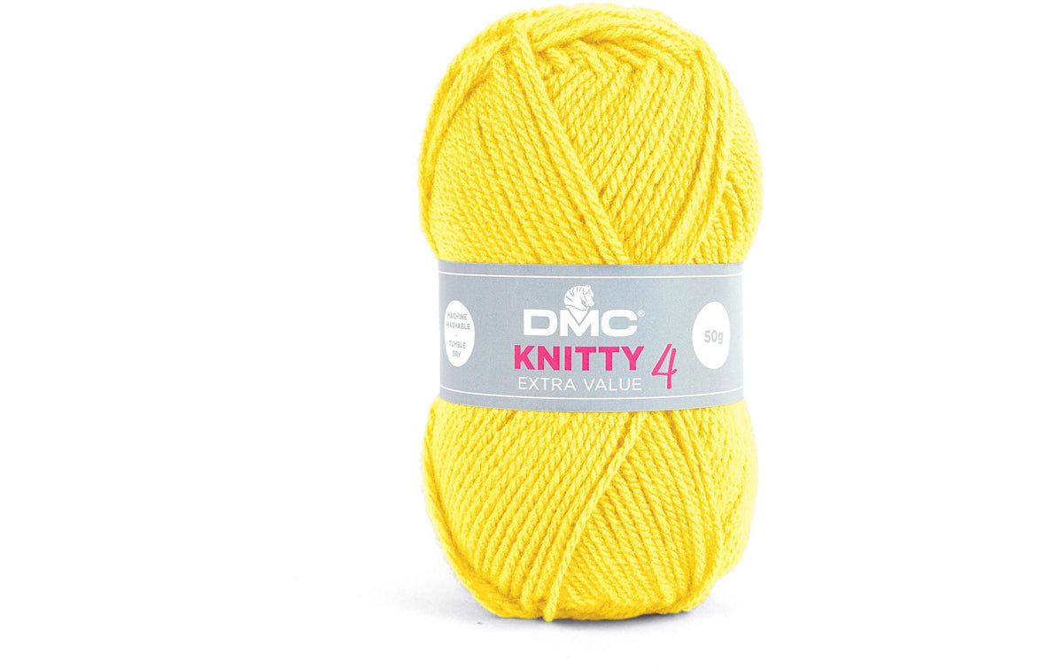 DMC Wolle Knitty 4 Mini, gelb