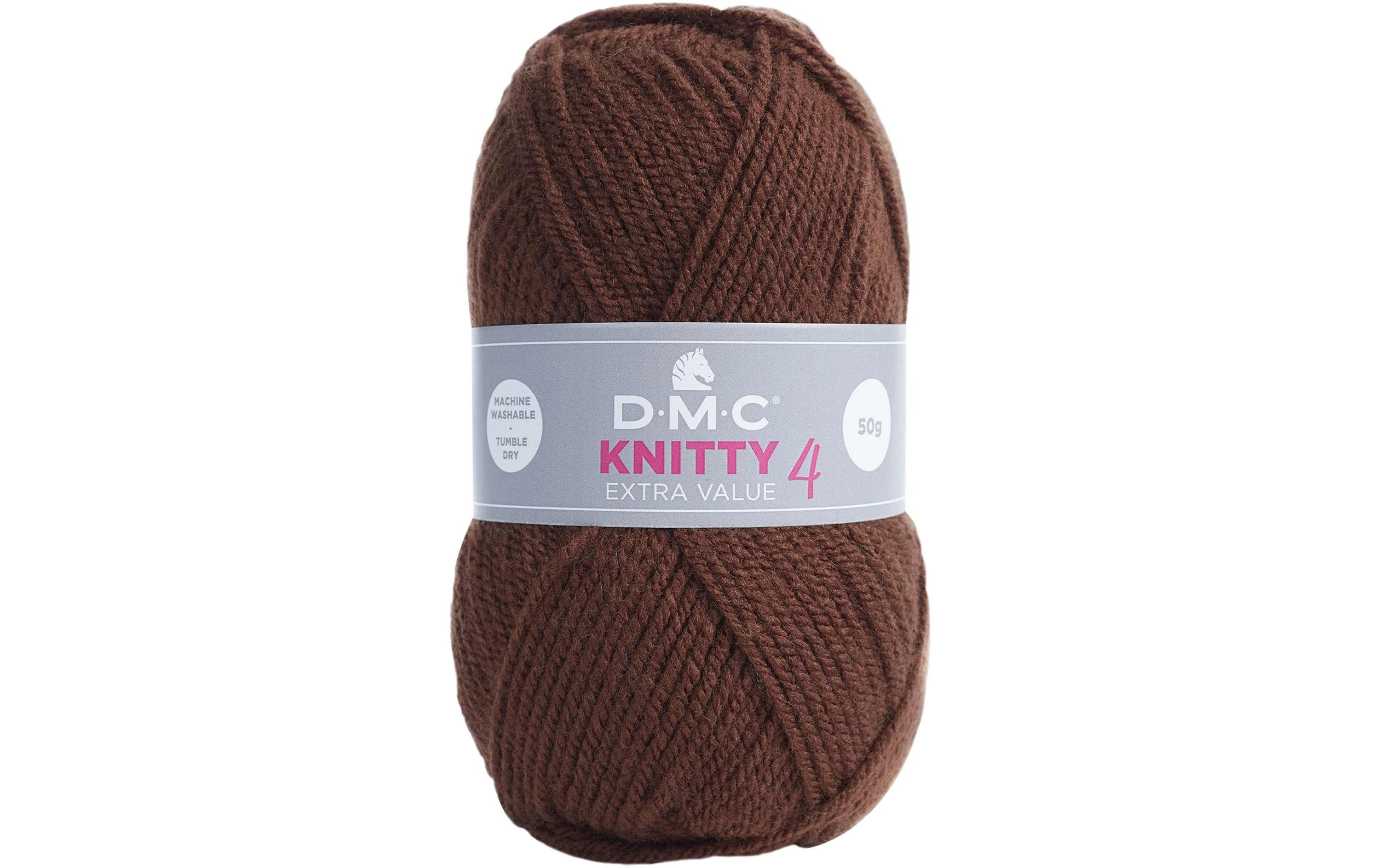DMC Wolle Knitty 4 Mini, braun