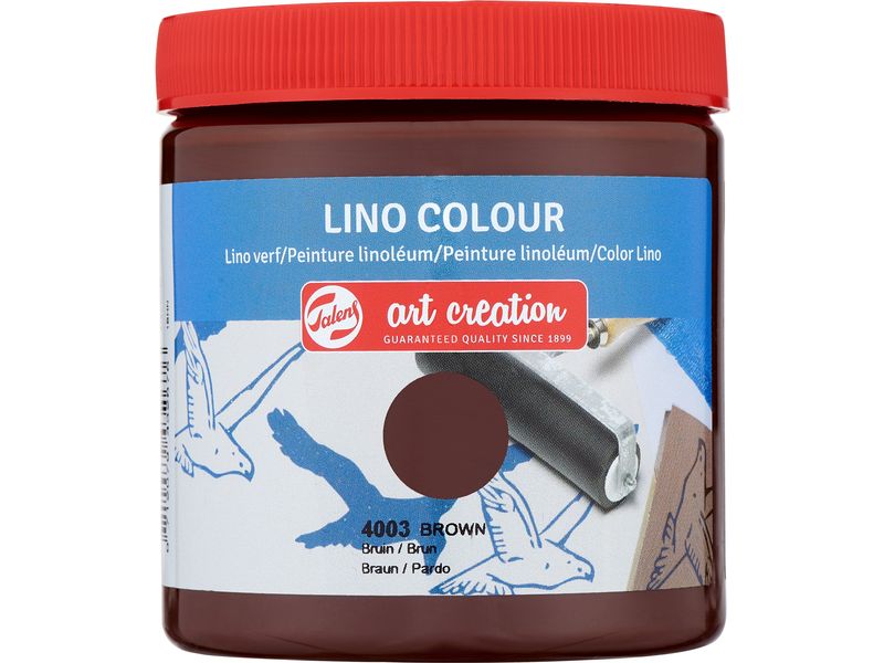 Talens | Linoldruckfarbe Braun | 250ml