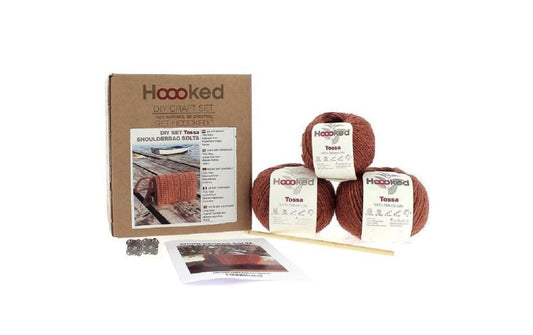 Hoooked Häkelset Schultertasche