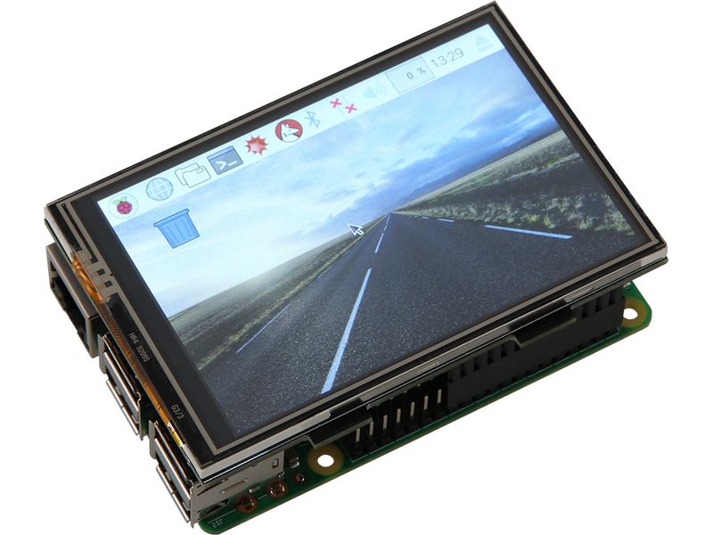 jOY-iT | RB-TFT3.5: 3.5 TFT LED Display | 480 x 320 Pixel, für Gehäuse RB-TFT3.2-CASE
