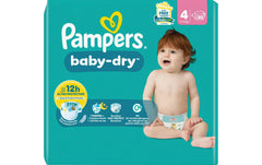 Pampers | Baby Dry Windeln Gr.4 | 9-15kg / 30 Stück