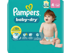 Pampers | Baby Dry Windeln Gr.4 | 9-15kg / 30 Stück