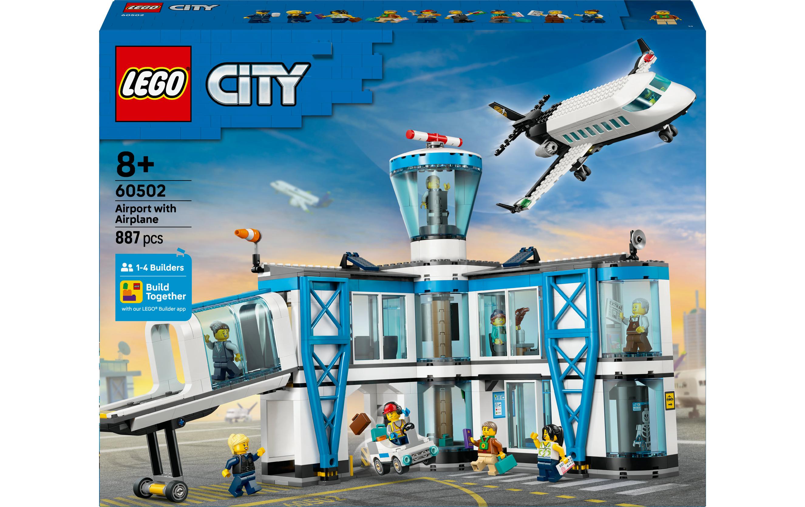 Flughafen mit Flugzeug