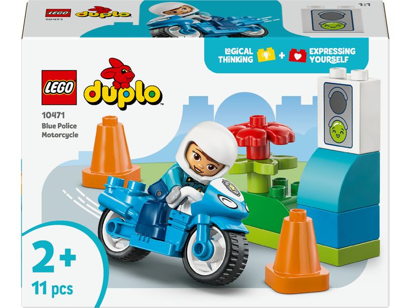 LEGO® | Blaues Polizeimotorrad | LEGO DUPLO