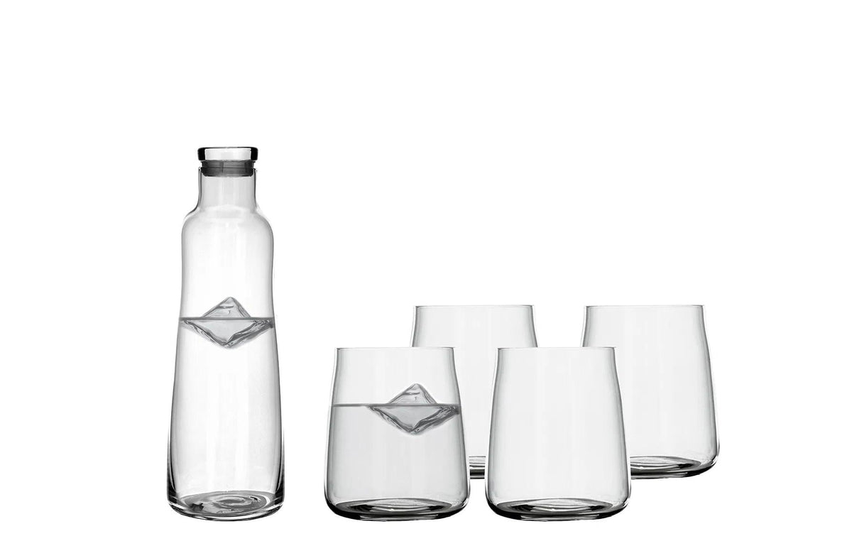 Lyngby Karaffenset Zero, 5 tlg Clear