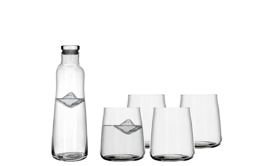 Lyngby Karaffenset Zero, 5 tlg Clear