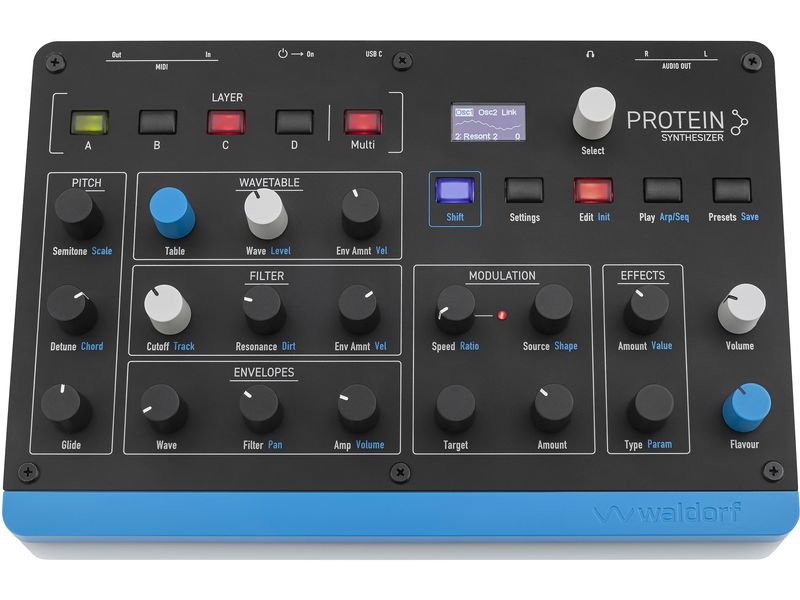 Waldorf | Protein | Authentic Wavetable Synthesizer
