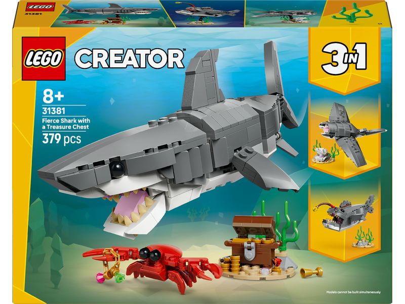 LEGO® | Wilder Hai mit Schatztruhe | LEGO Creator