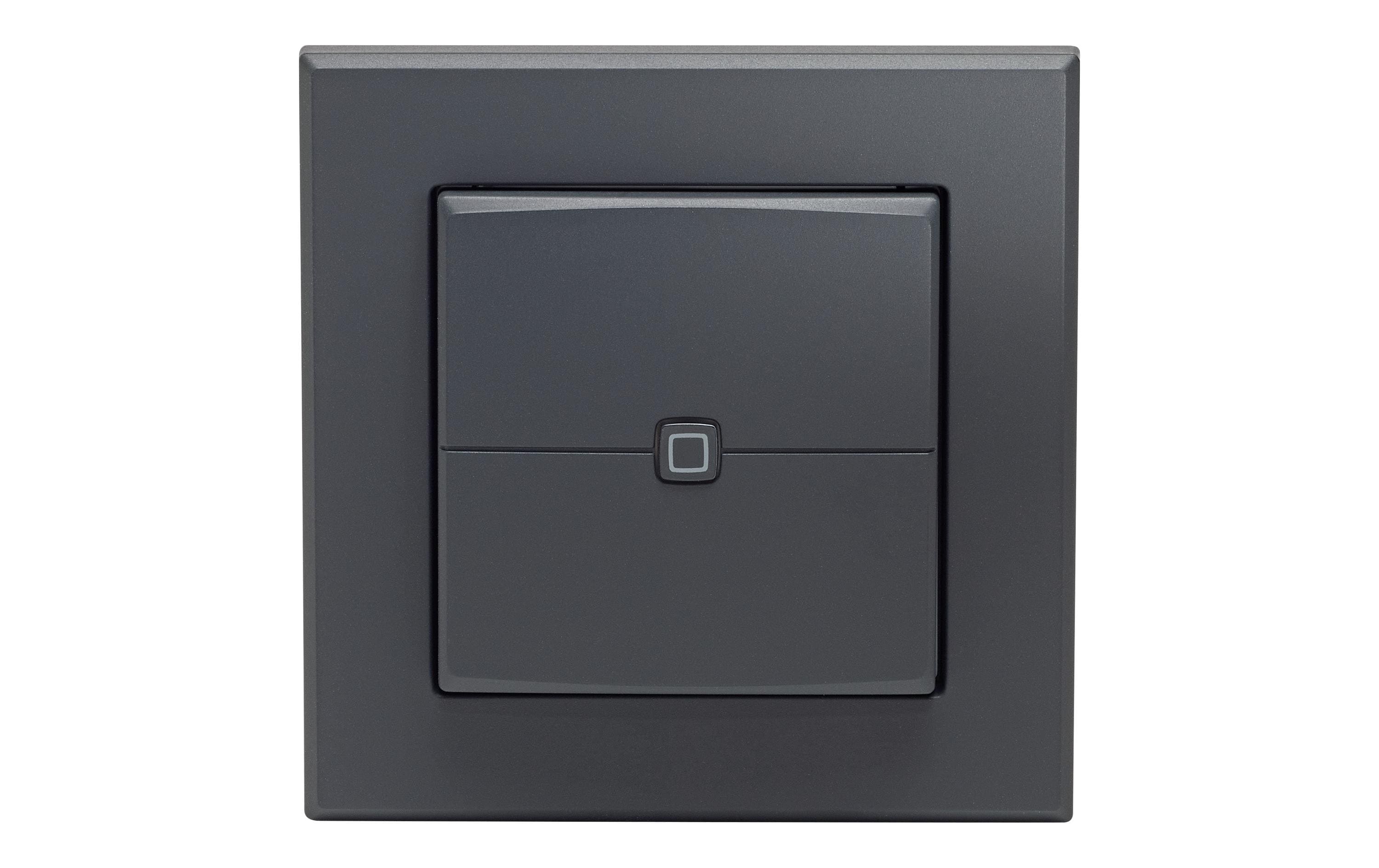 Homematic IP Wandtaster 2-fach, anthrazit