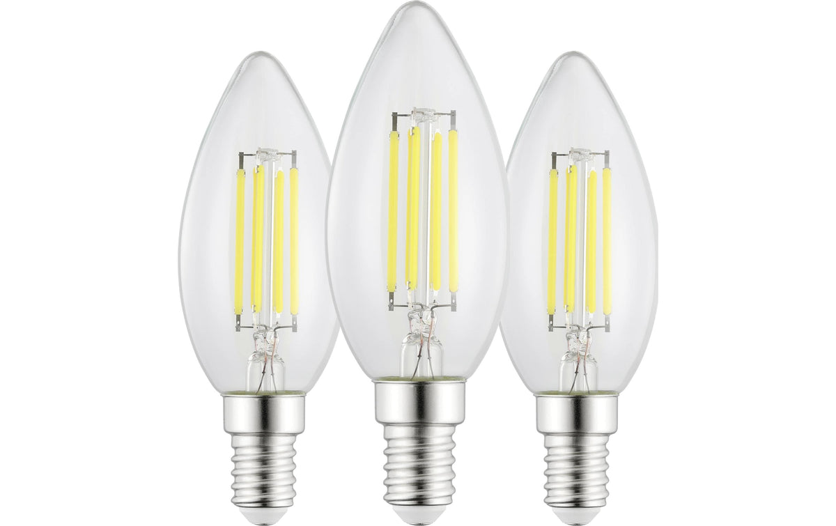 Eglo Leuchtmittel E14 Kerze 3er Pack