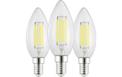 Eglo Leuchtmittel E14 Kerze 3er Pack