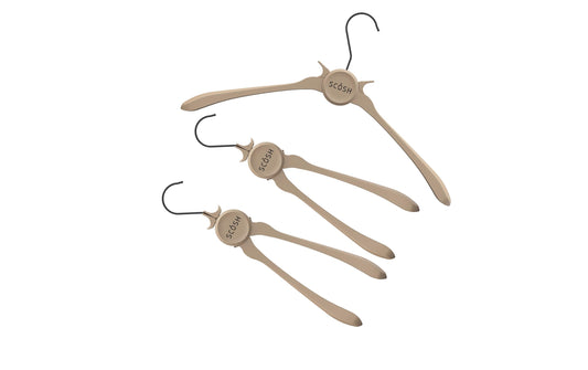 Scosh Kleiderbügel 3 Stück Beige