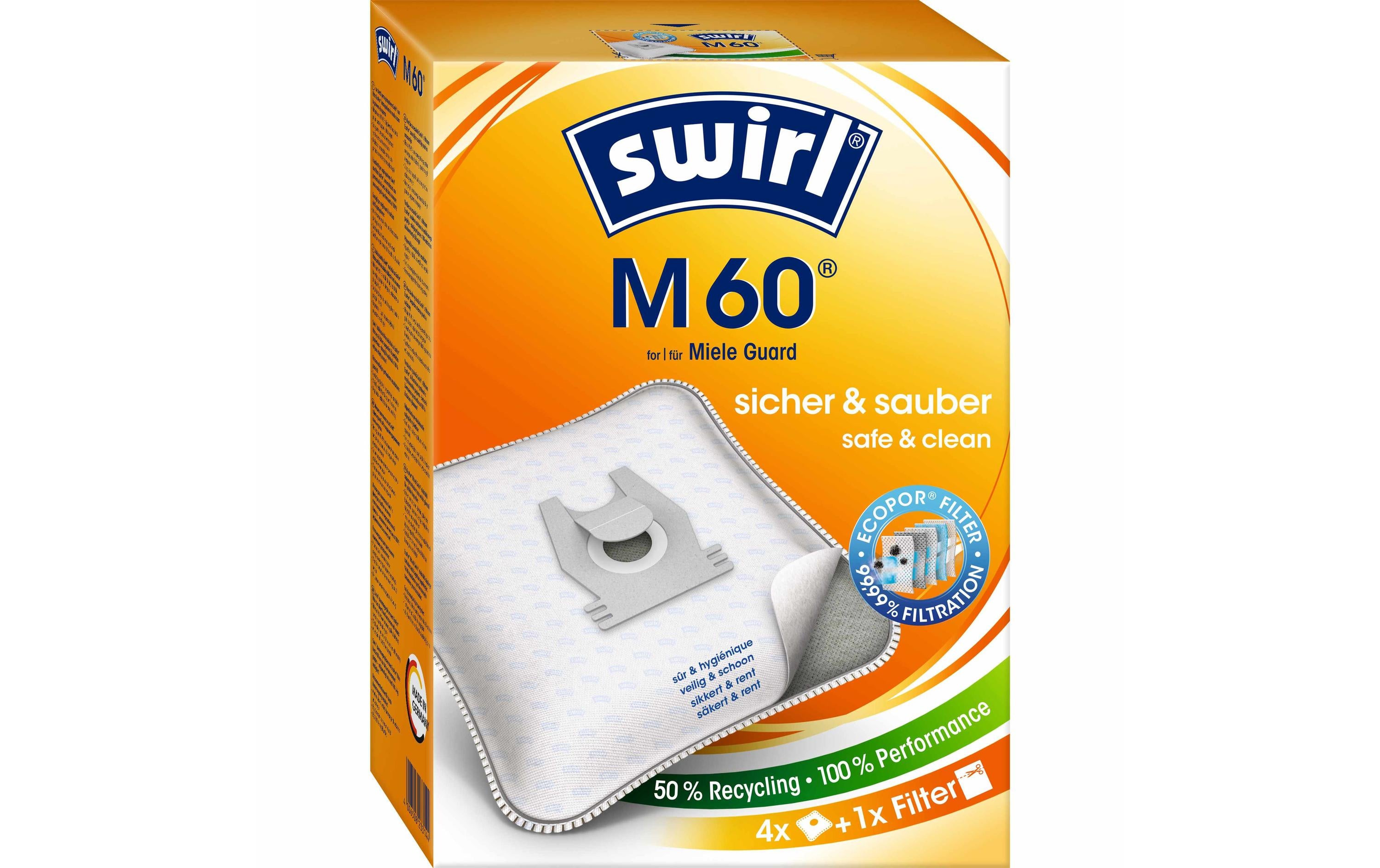 Swirl Staubfilterbeutel M60