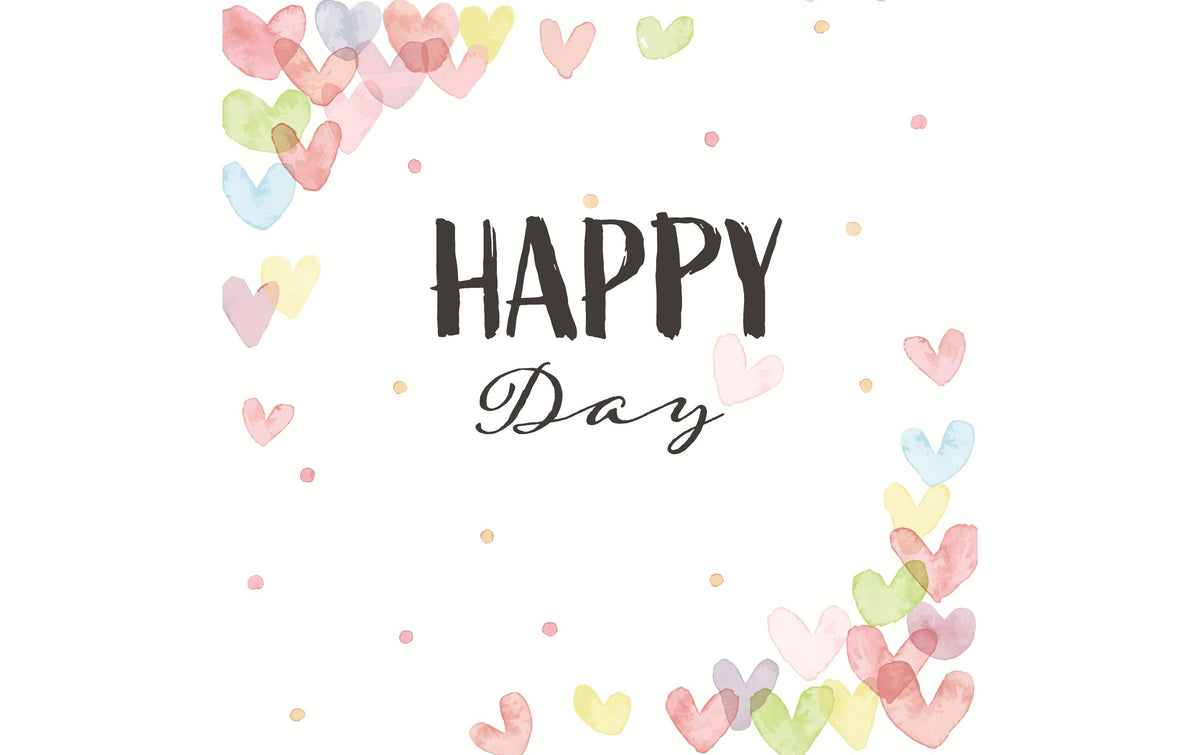 Paper+Design Servietten Hearts Happy