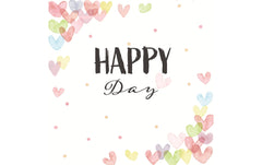 Paper+Design Servietten Hearts Happy