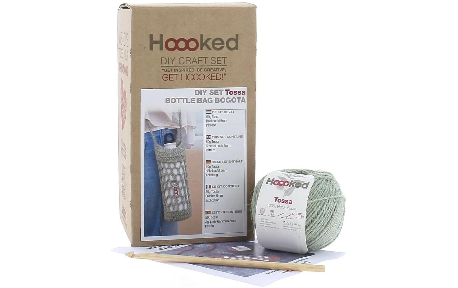 Hoooked Häkel-Set Wasserflaschen-Tasche