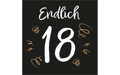 Paper+Design Servietten 18th Birthday