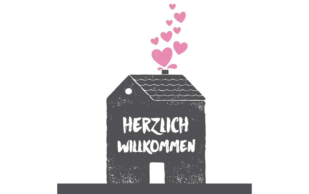 Paper+Design Servietten Willkommen