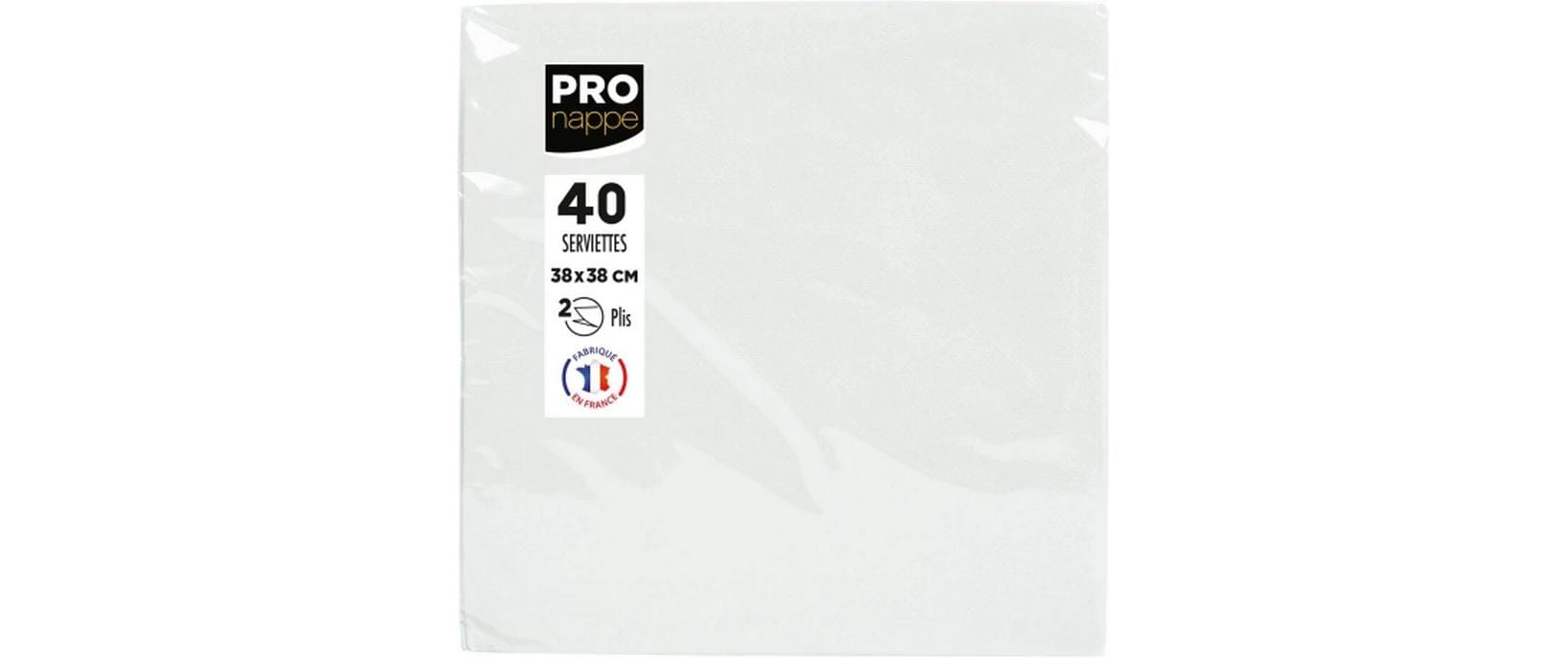 PRO nappe Servietten 38x38 cm, 40 Stück