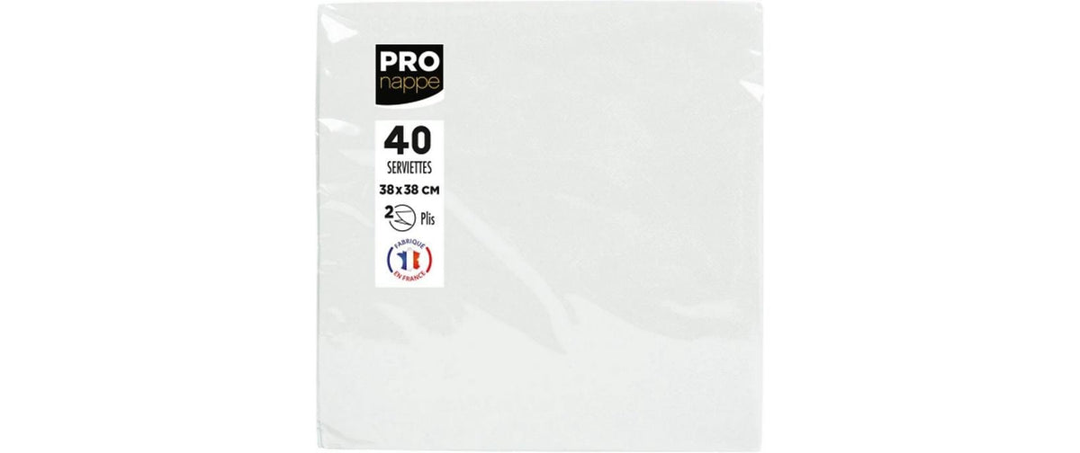 PRO nappe Servietten 38x38 cm, 40 Stück