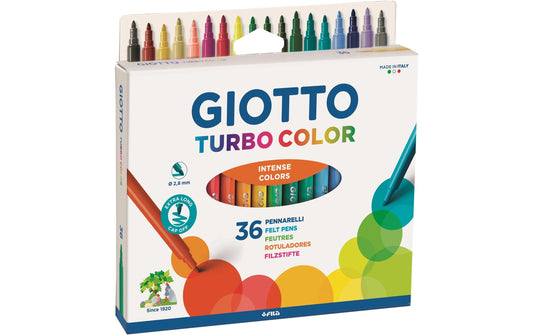 Giotto, Filzstift Turbo Color Mehrfarbig 36