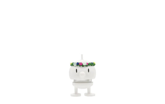 Hoptimist | Aufsteller Bumble Midsommar, S | Weiss, ABS, Stahl, 4.5x5.9x7.5 cm (LxBxH)