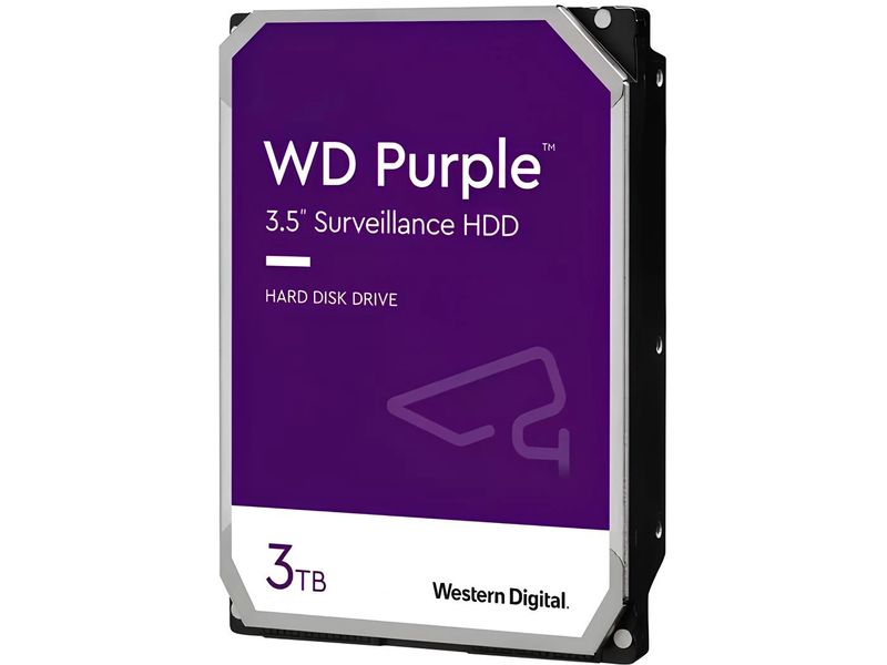 Western Digital | WD Purple 3.5 3TB | 3.5, SATA 6GB/s, 5400rpm, 128MB, NVR