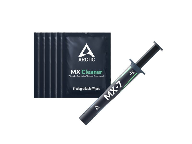Arctic Cooling | Wärmeleitpaste Arctic Cooling MX-7 | Thermal Compound, 4g Spritze, inkl. 6x clea