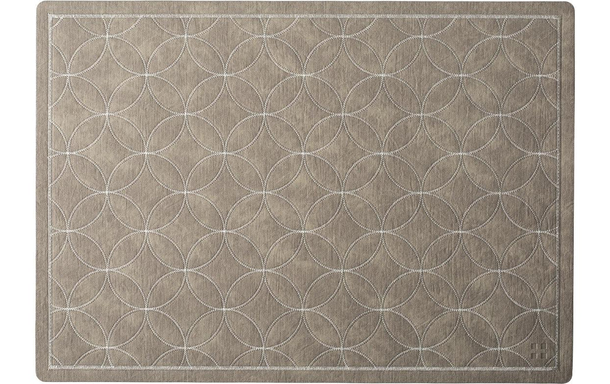 Lunasol Elements Stich Tischset taupe