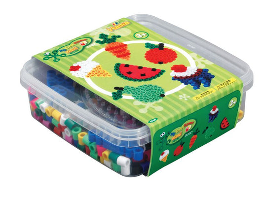 Hama | Bügelperlen Box | mit Perlen + Stifteplatte, 600 Stk.