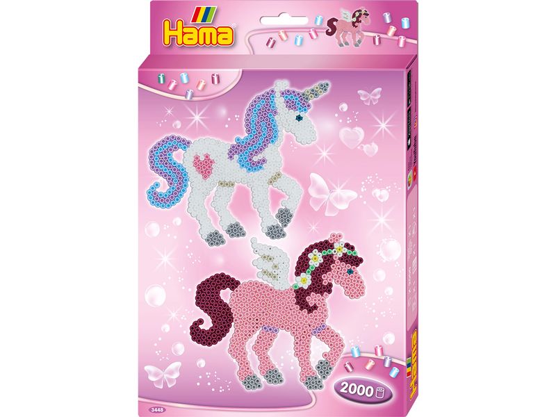 Hama | Bügelperlen Geschenkpackung | Traumpferde, 2000 Stk.