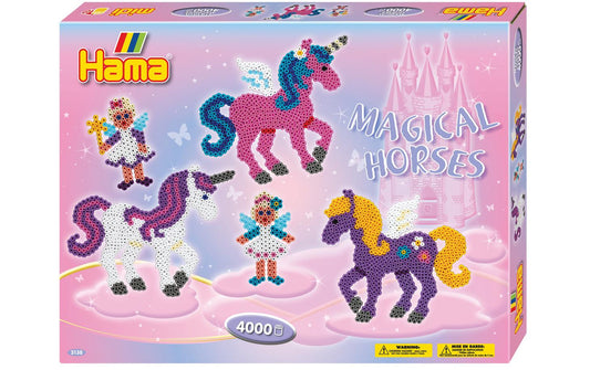 Hama | Bügelperlen Geschenkspackung | Zauberpferd, 4000 Stk.