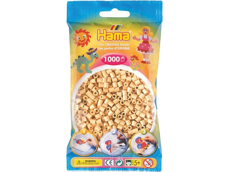 Hama | Bügelperlen midi | beige, 1000 Stk.