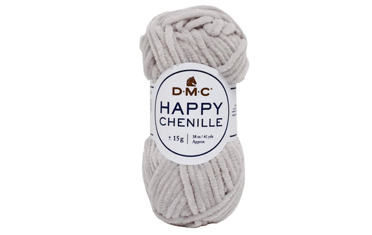 DMC Wolle Happy Chenille, hellgrau