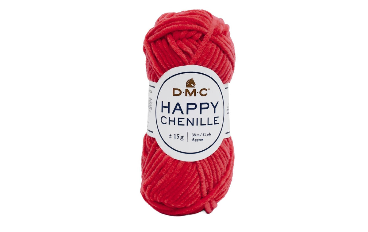 DMC Wolle Happy Chenille, rot