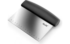Ibili | Teigschnieder schwarz-Griff | Ecoprof 16 x 12,5 cm