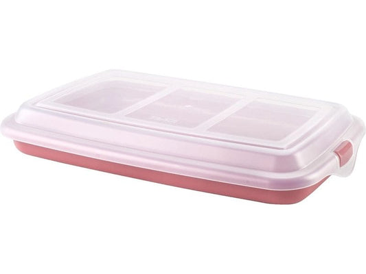 Ibili | Behälter rot für Wurstwaren/ | Aufschnitt 24,8x14,4 cm