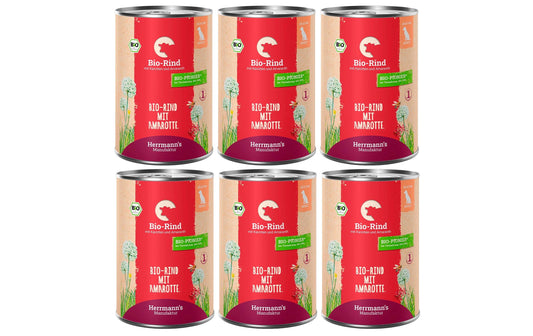 Herrmanns Dog Adult Bio Rind Karotten