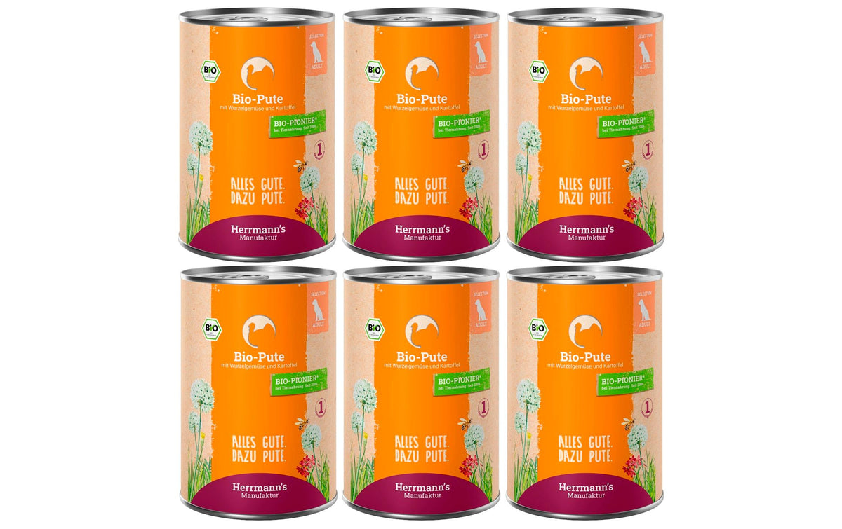 Herrmanns Dog Adult Bio Pute Wurzelgemüse