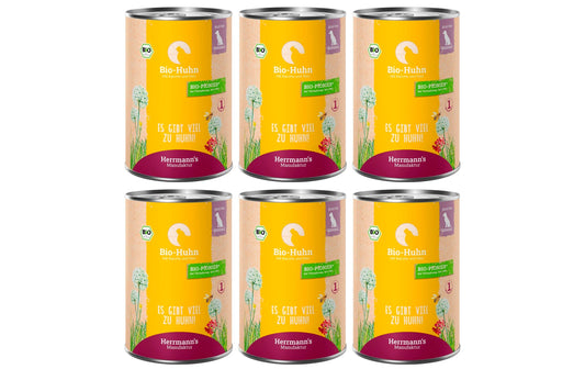 Herrmanns Dog Adult Sens. Bio Huhn Karotte