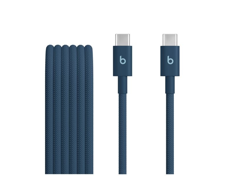 Apple Beats | USB-Kabel C-C, 60W, 1.5m, blau | geflochten, USB 2.0, 60W, Nitro Navy