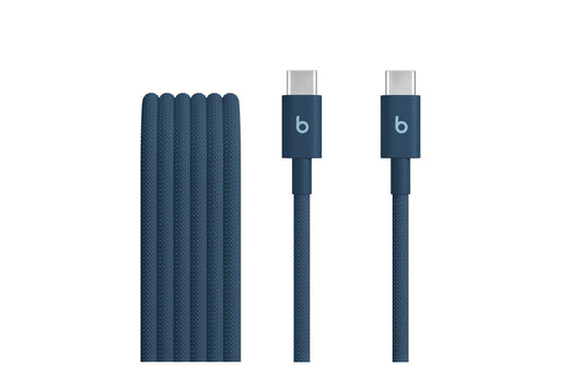 Apple Beats | USB-Kabel C-C, 60W, 1.5m, blau | geflochten, USB 2.0, 60W, Nitro Navy