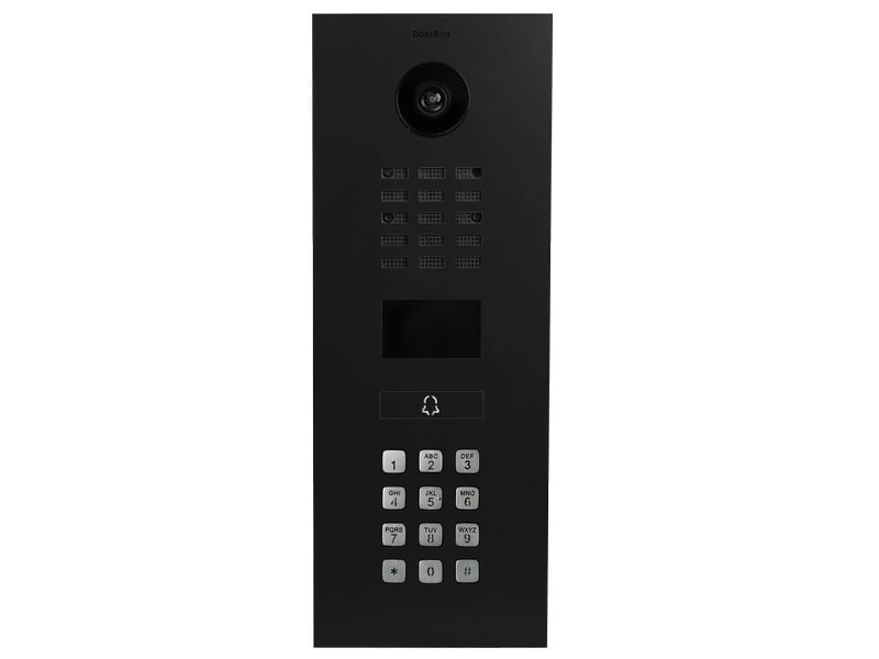 Doorbird | IP Video Türsprechanlage | D2201KV, Graphitschwarz (Polar Raven)